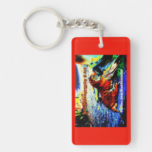 Relaxing Tiger Bright Special Edition Key Ring