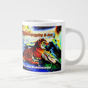 Relaxing Tiger Bright Special Edition Large Coffee Mug