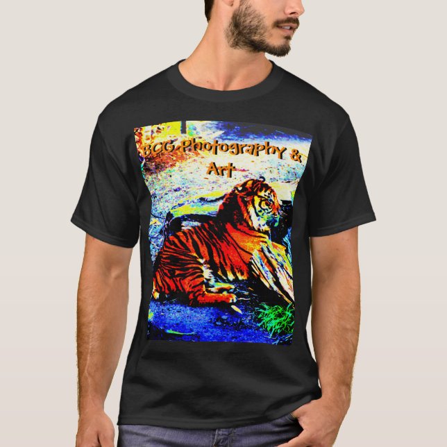 Relaxing Tiger Bright Special Edition Support BCG T-Shirt (Front)