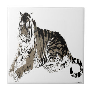 Relaxing Tiger Tile