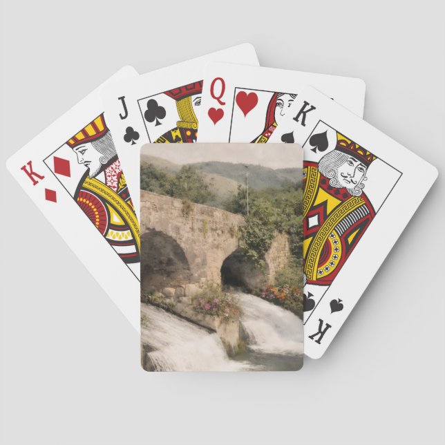 relaxing touch to your home playing cards (Back)