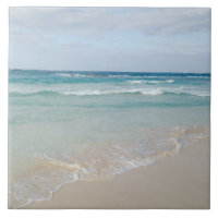 Relaxing Tropical Beach Ocean Scene Photography