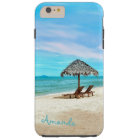 Relaxing Tropical Ocean Beach Landscape