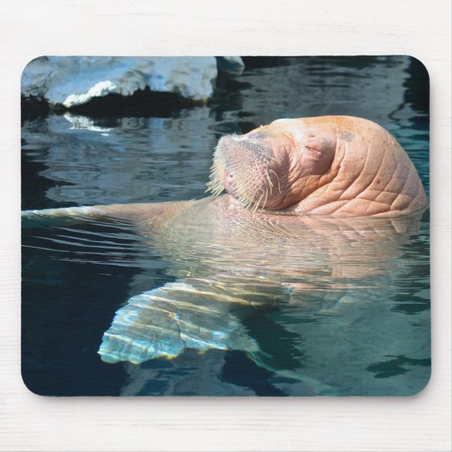 Relaxing Walrus Mouse Pad (Front)