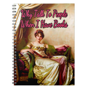 Relaxing While Reading by Frederic Soulacroix Notebook