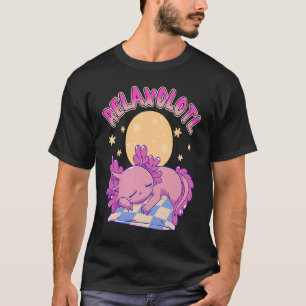 Relaxolotl Cute Axolotl Lazy Animal Salamander Axo T-Shirt