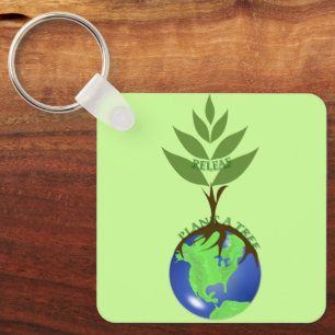 ReLeaf Plant A Tree Key Ring