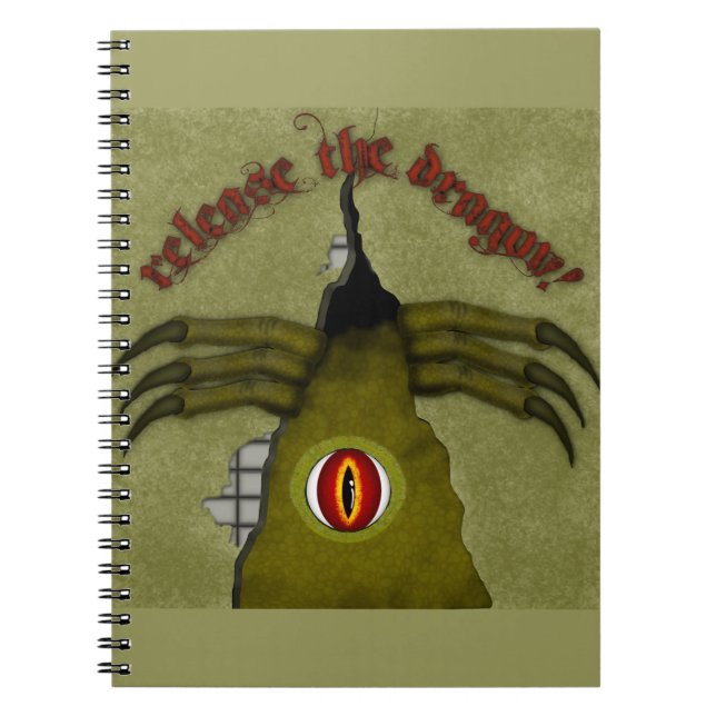 Release The Dragon! Digital Art Notebook (Front)