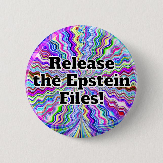 Release the Epstein Files! 6 Cm Round Badge (Front)