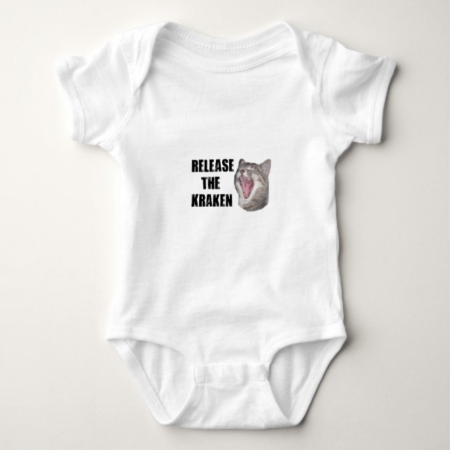 Release the Kraken! Baby Bodysuit (Front)
