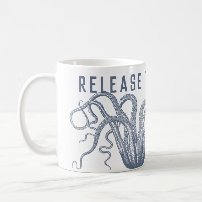 Release the Kraken Coffee Mug (Left)