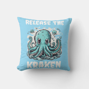Release the KRAKEN! Cute Octopus Cushion