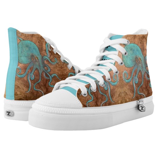 Release The Kraken High Tops Zazzle co uk