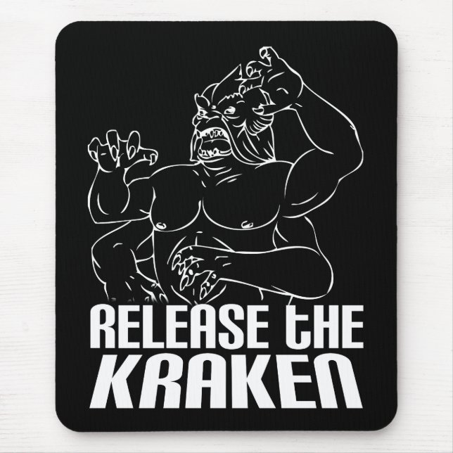 Release the Kraken Mouse Mat (Front)