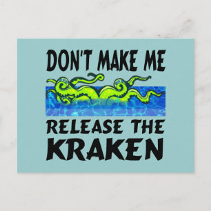 Release the Kraken Postcards