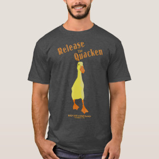 Release the Quacken Duck  Runner Duck T-Shirt