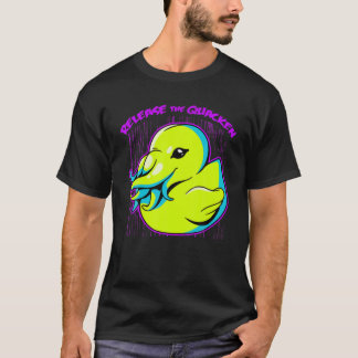 Release The Quacken Rubber Duck Cryptid Kraken Tee