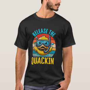 Release the Quackin Boys Kids Ducks Shirts Funny R