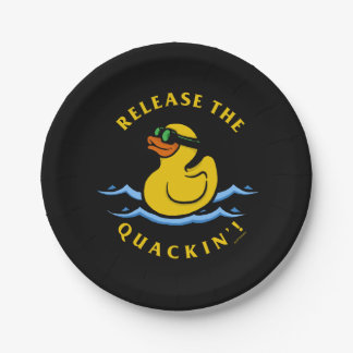 Release The Quackin' Paper Plate
