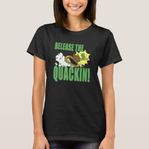 Release The Quacking Yellow Rubber Ducks Design T-Shirt
