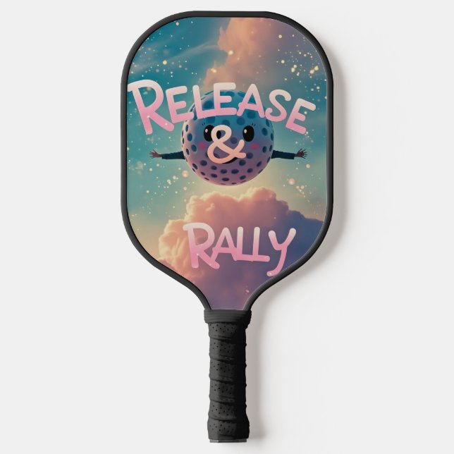 Release the Stress – Pickleball Energy Pickleball Paddle (Front)
