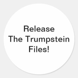Release Trumpstein Files Jeff Hankamer Artjunkhaus Classic Round Sticker
