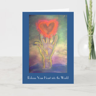 Release Your Heart greeting card