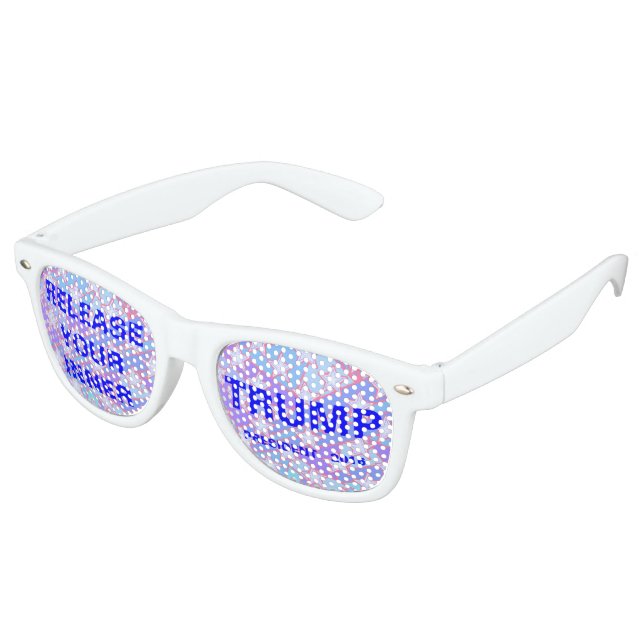 Release Your Inner Trump Funny Novelty Political Retro Sunglasses (Angled)