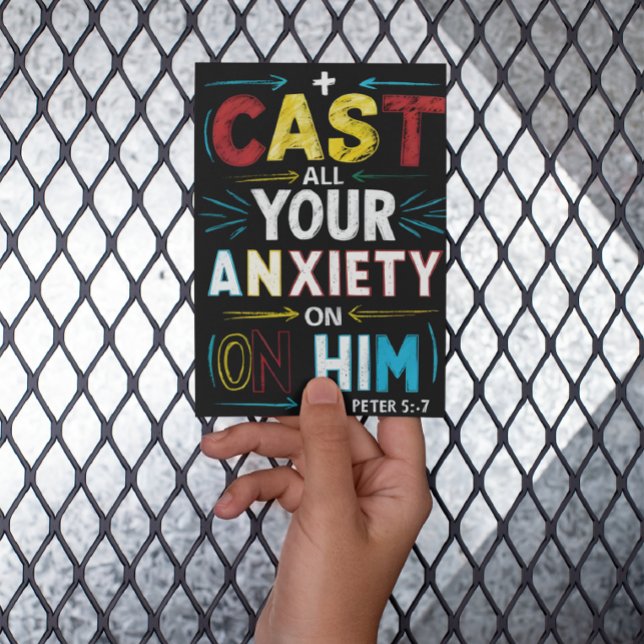 Release Your Worries, Embrace Peace Postcard (Creator Uploaded)
