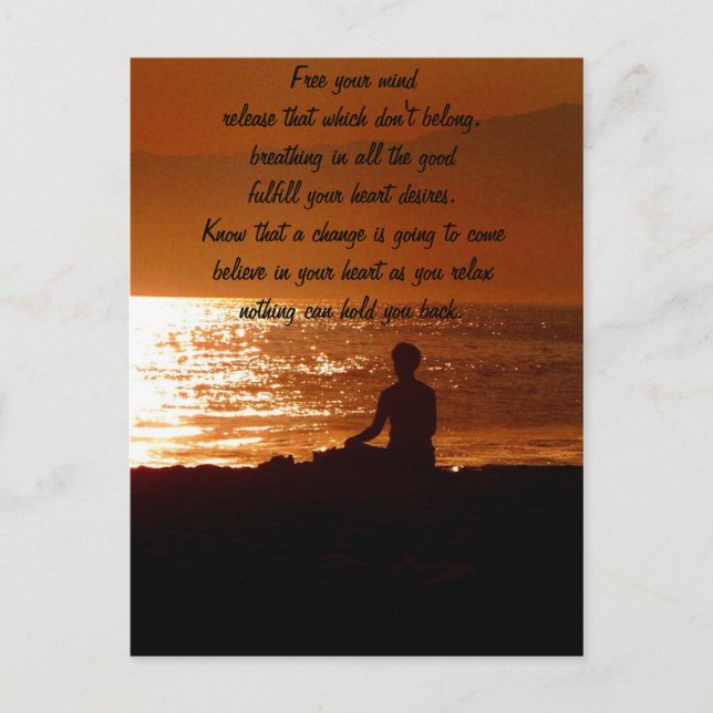 Releasing it/Thinking of You_ Postcard (Front)