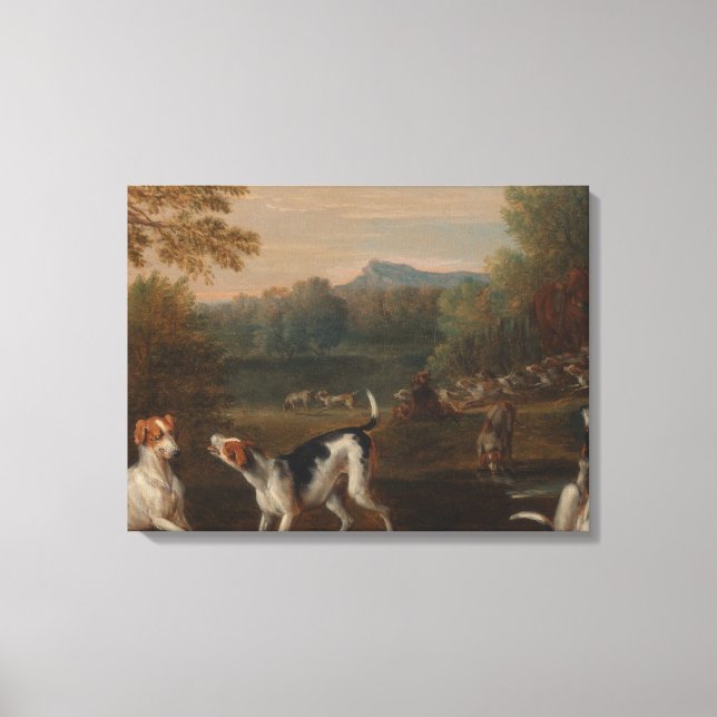 Releasing the Hounds Canvas Print (Front)