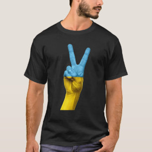 Relentless Designs Praying For Ukraine Flag Peace T-Shirt