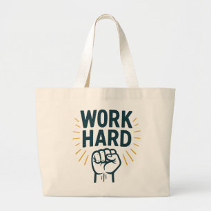 Relentless Pursuit of Greatness Large Tote Bag