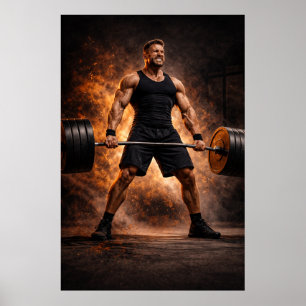 Relentless Strength – Heavy Deadlift Power Poster