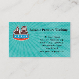 Reliable Pressure Washing Business card