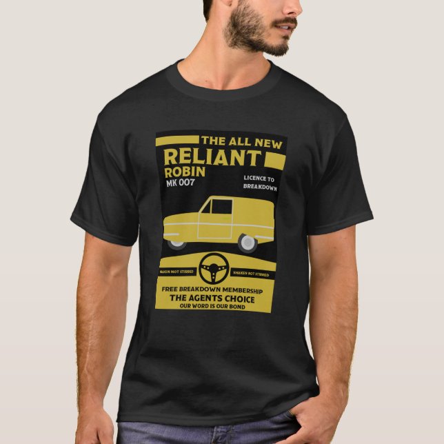 Reliant Robin Car T-Shirt (Front)