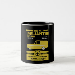 Reliant Robin Car Two-Tone Coffee Mug