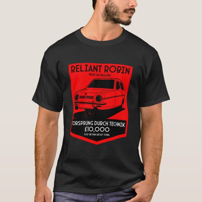 Reliant Robin Classic Car T-Shirt (Front)