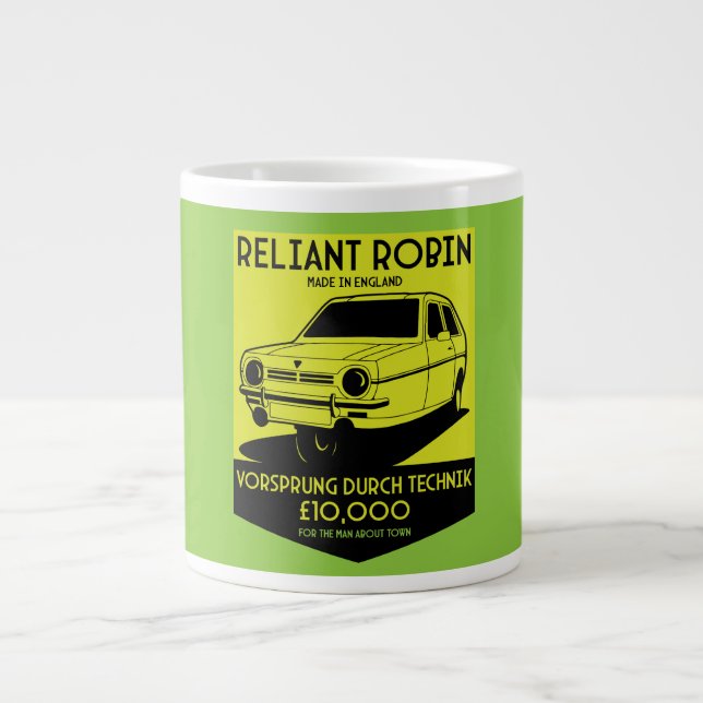 Reliant Robin Owners Club Large Coffee Mug (Front)