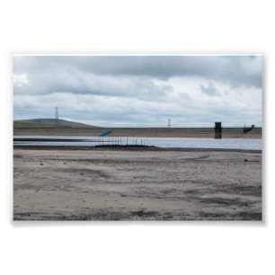 Relic of the Deep: Sunken Boat at Warland Dam Photo Print