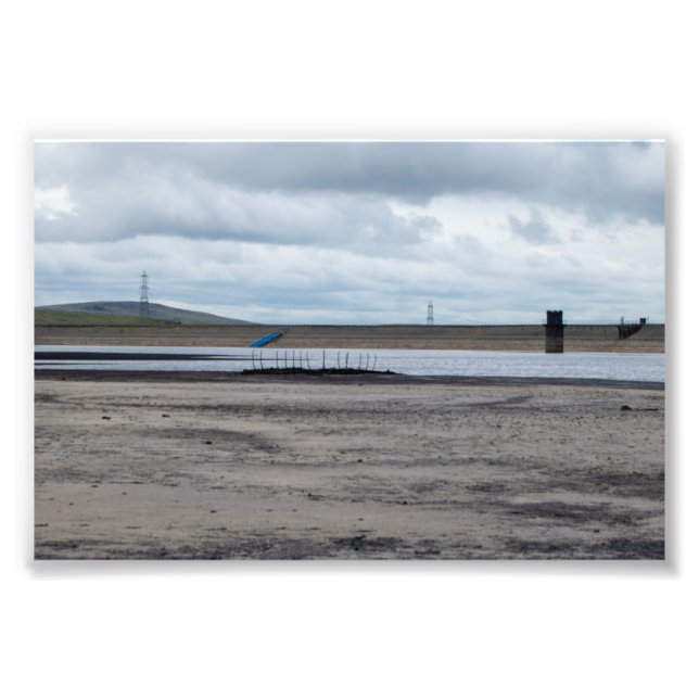 Relic of the Deep: Sunken Boat at Warland Dam Photo Print (Front)