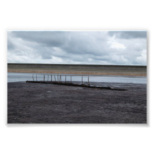 Relic of the Deep: Sunken Boat at Warland Dam Photo Print