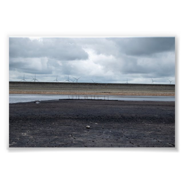 Relic of the Deep: Sunken Boat at Warland Dam Photo Print (Front)