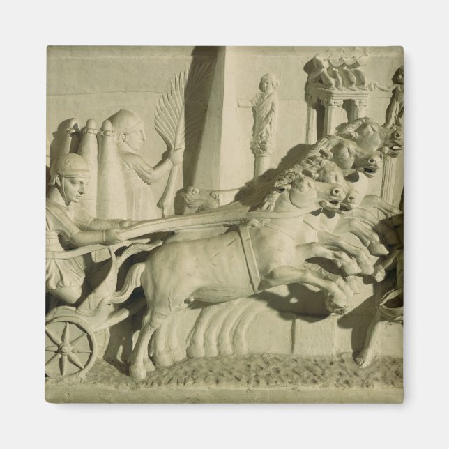 Relief depicting a chariot race magnet (Front)