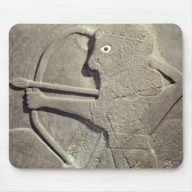 Relief depicting a hunter, from Tell-Halaf, Mouse Mat (Front)