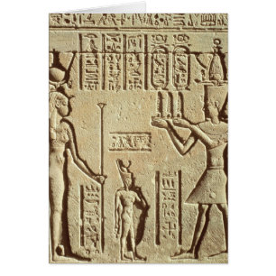 Relief depicting a pharaoh