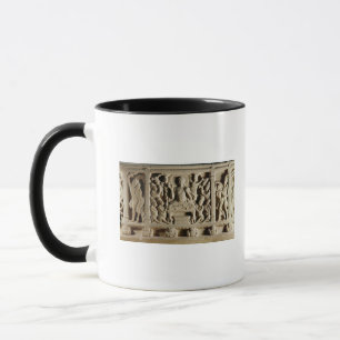 Relief depicting a Seated Buddha preaching Mug