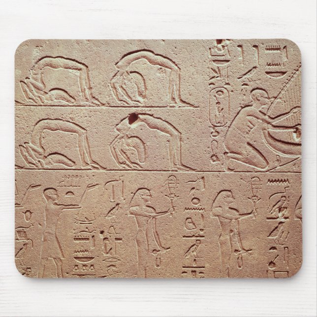 Relief depicting acrobats and a harpist mouse mat (Front)