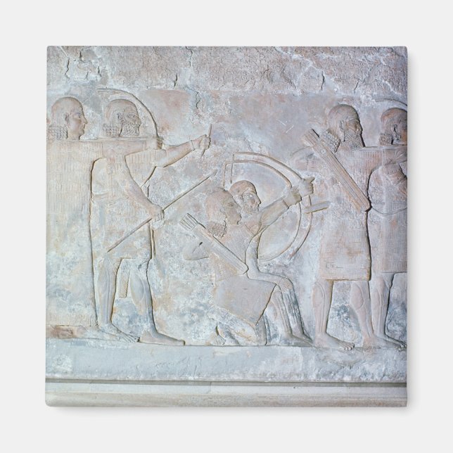 Relief depicting archers magnet (Front)