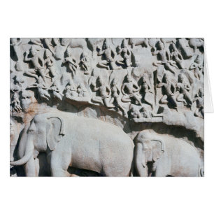 Relief depicting Arjuna's penance
